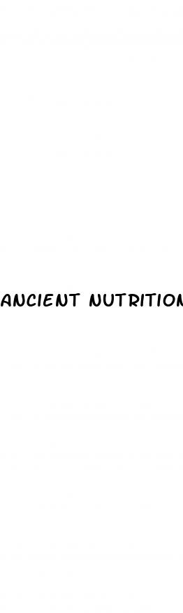 ancient nutrition cbd gummies