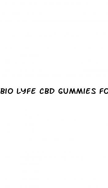 bio lyfe cbd gummies for ed reviews