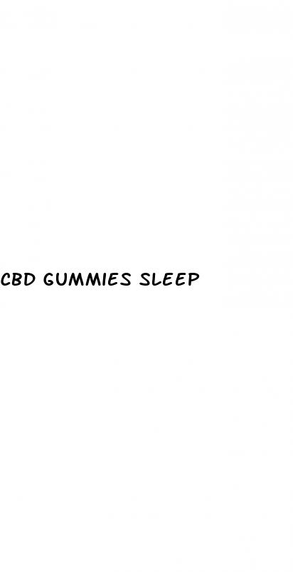 cbd gummies sleep