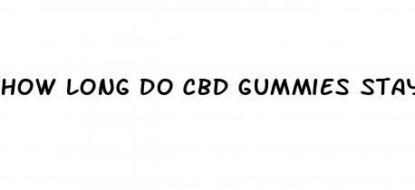 how long do cbd gummies stay in your sustem