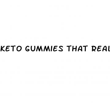 keto gummies that really work