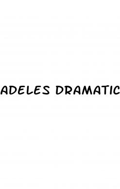 adeles dramatic weight loss