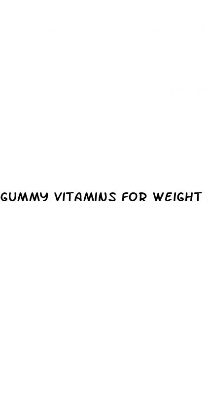 gummy vitamins for weight loss