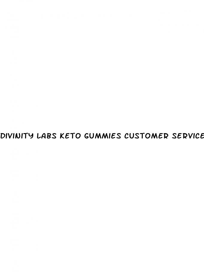 divinity labs keto gummies customer service