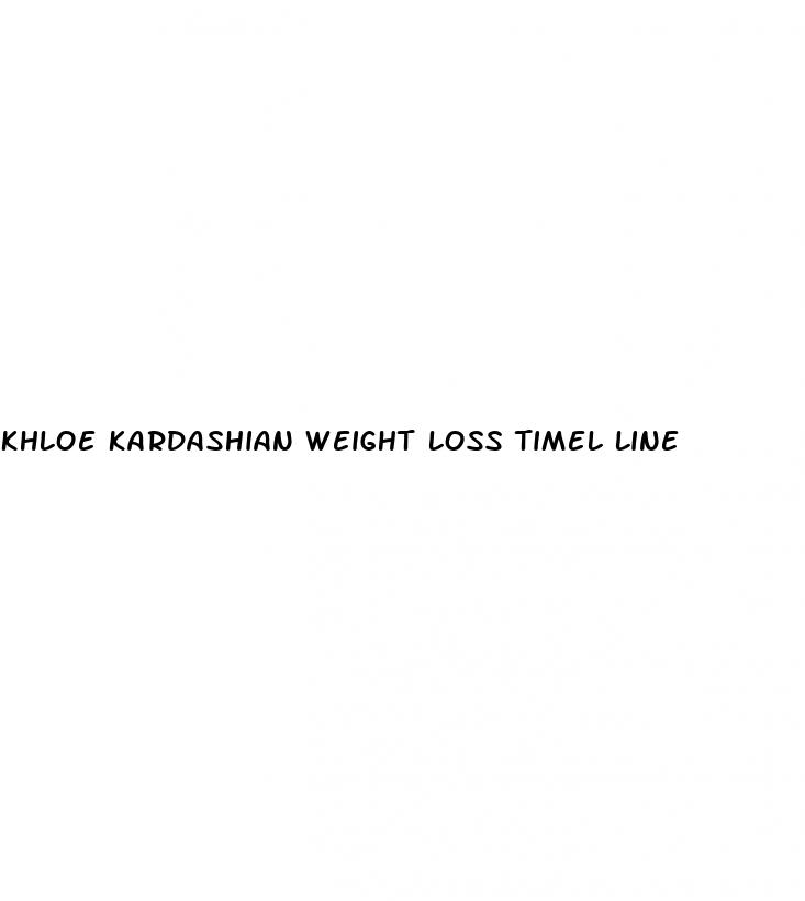 khloe kardashian weight loss timel line