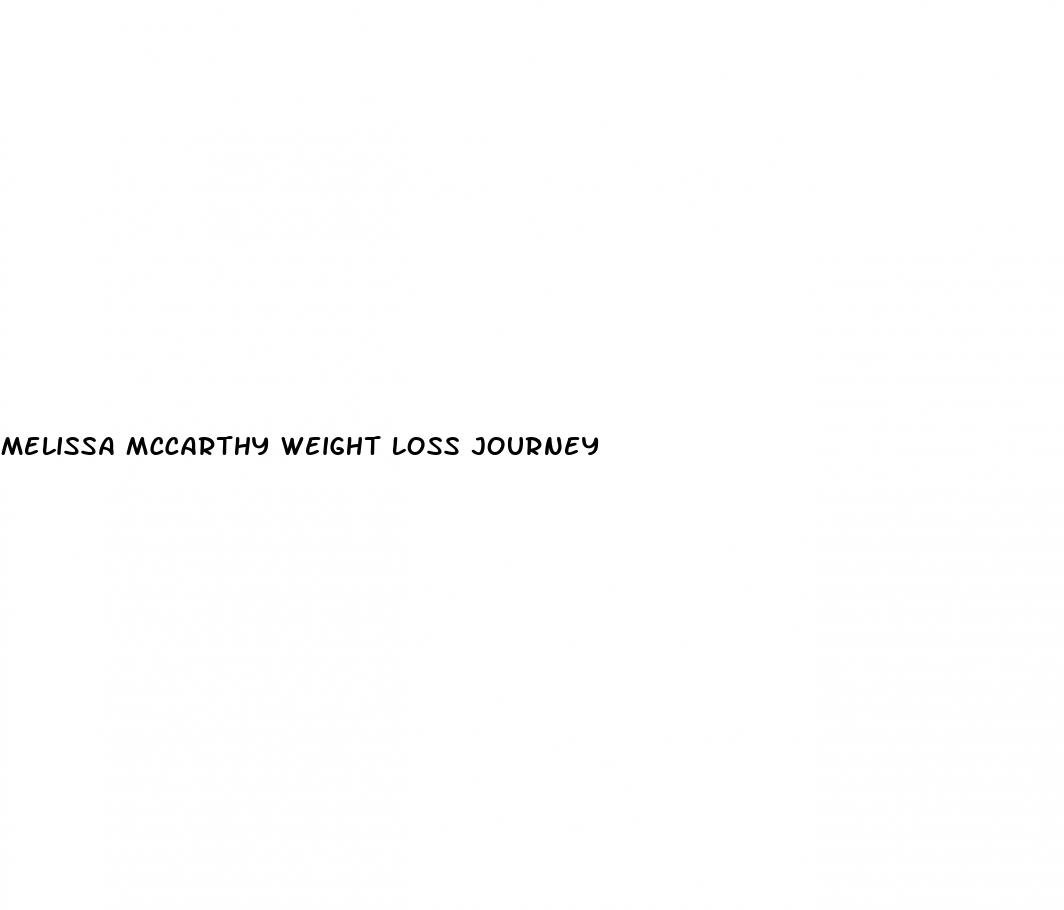 melissa mccarthy weight loss journey