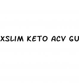 xslim keto acv gummies ingredients