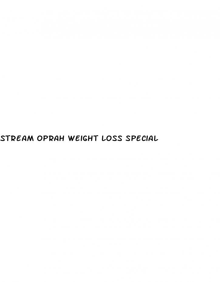 stream oprah weight loss special