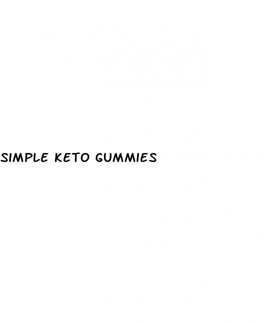 simple keto gummies