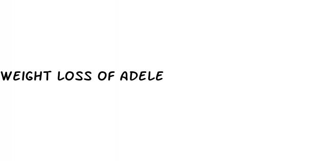 weight loss of adele