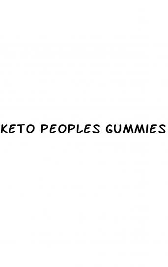 keto peoples gummies