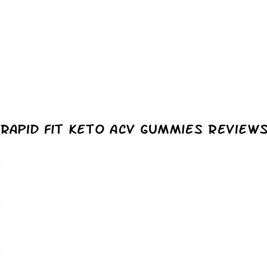 rapid fit keto acv gummies reviews