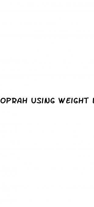 oprah using weight loss drugs