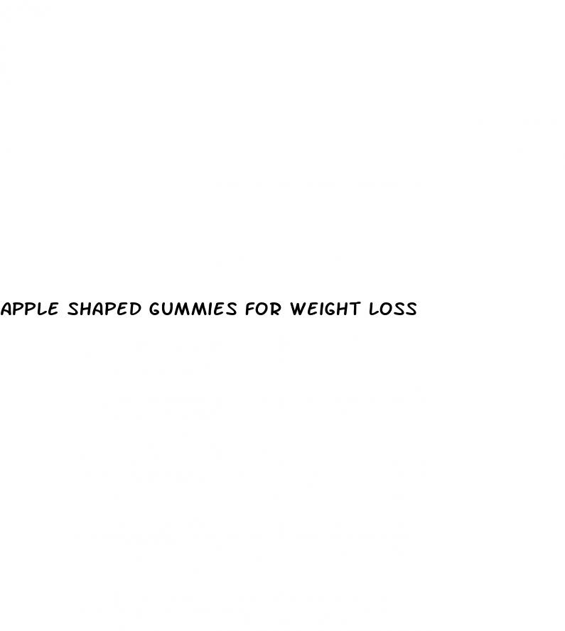 apple shaped gummies for weight loss