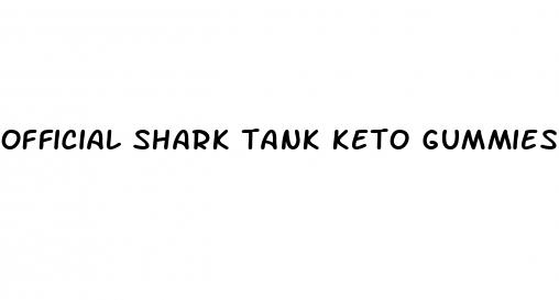 official shark tank keto gummies