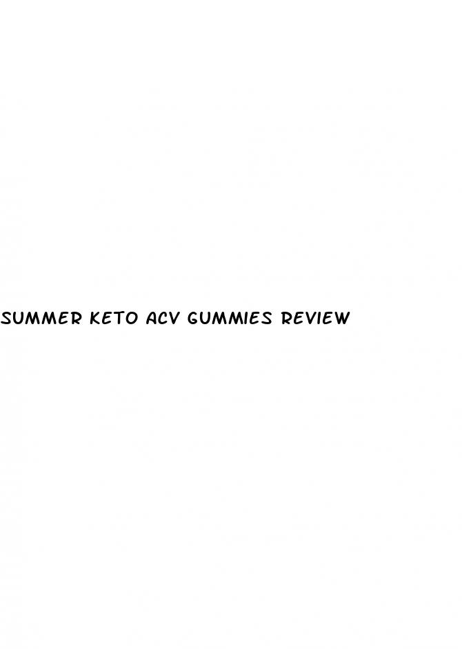 summer keto acv gummies review