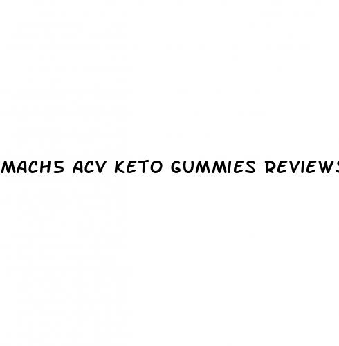 mach5 acv keto gummies reviews