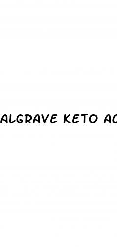 algrave keto acv gummies