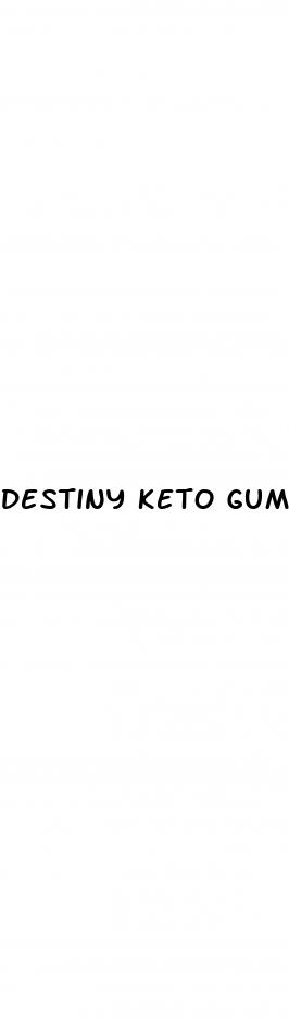 destiny keto gummies side effects