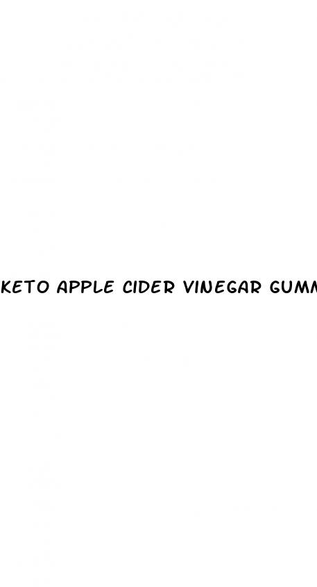 keto apple cider vinegar gummies benefits