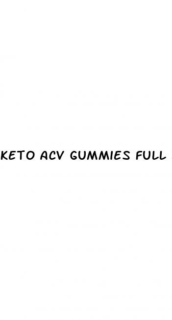 keto acv gummies full body health