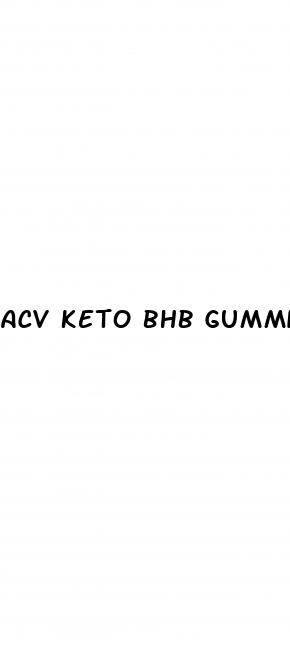 acv keto bhb gummies