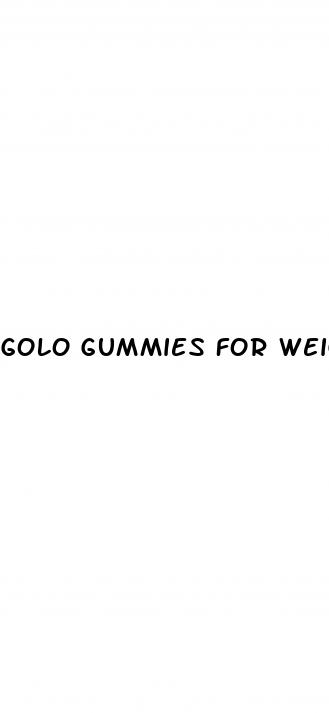 golo gummies for weight loss