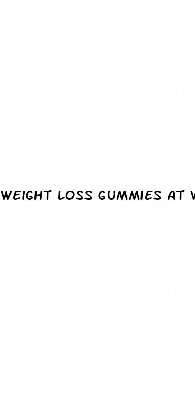 weight loss gummies at walmart