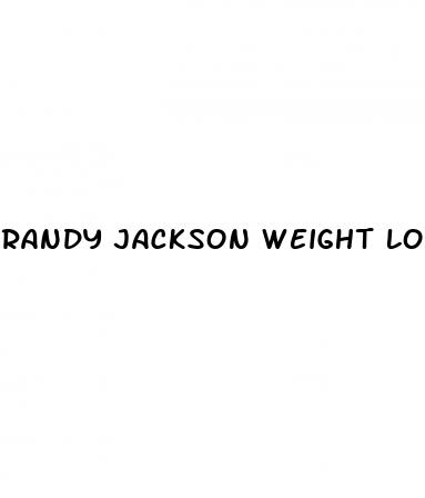 randy jackson weight loss plan