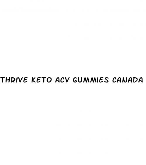 thrive keto acv gummies canada