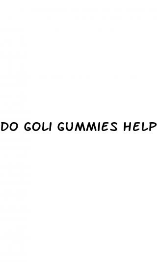 do goli gummies help weight loss