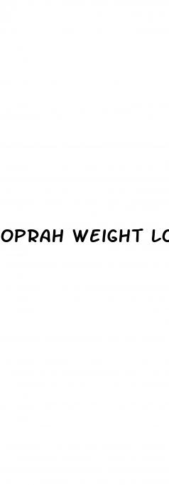 oprah weight loss special watch