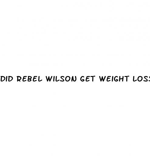 did rebel wilson get weight loss surgery