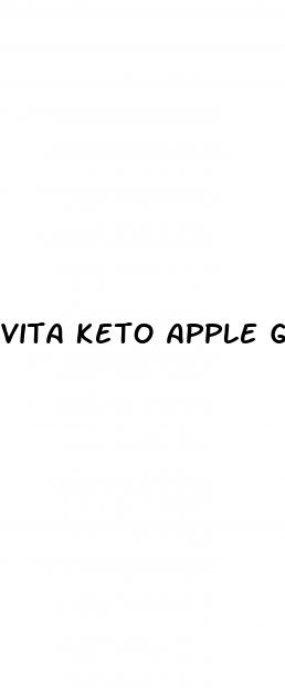 vita keto apple gummies