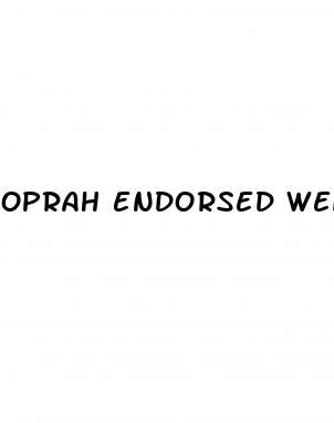 oprah endorsed weight loss