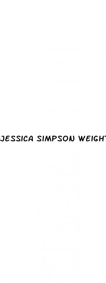 jessica simpson weight loss interview