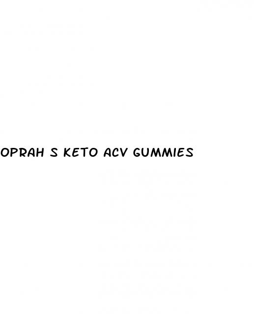 oprah s keto acv gummies