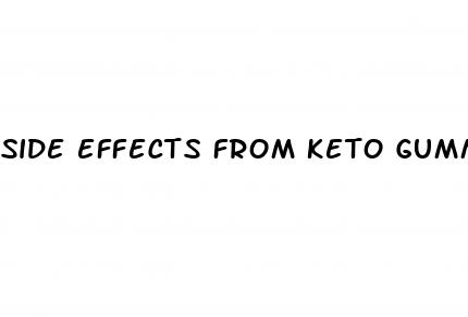 side effects from keto gummies