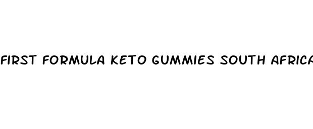 first formula keto gummies south africa