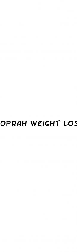 oprah weight loss plan