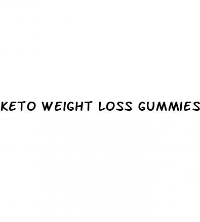 keto weight loss gummies ingredients