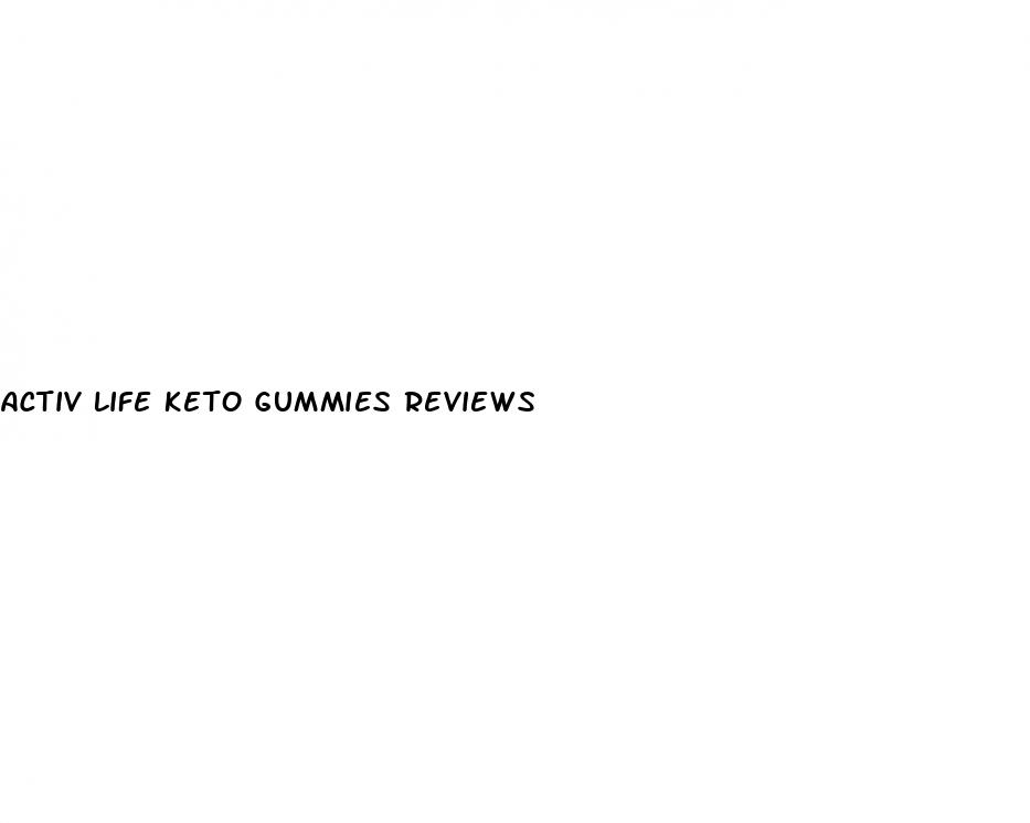 activ life keto gummies reviews