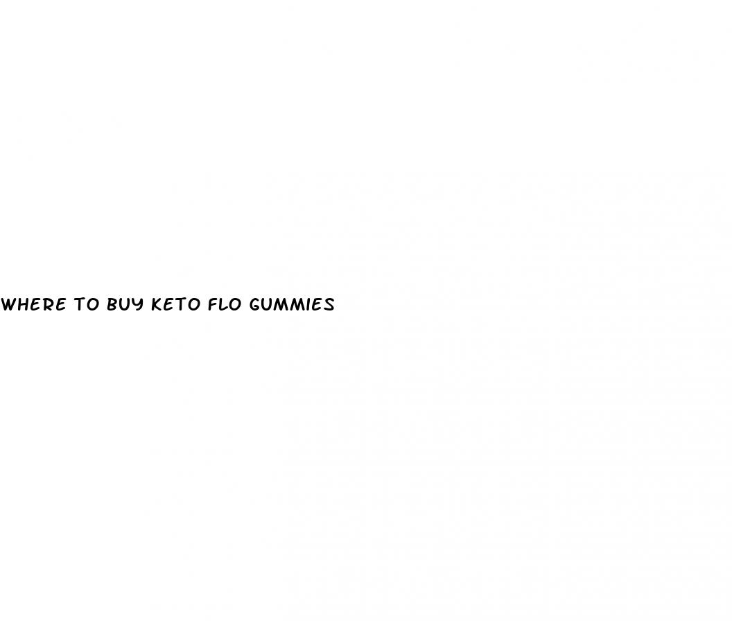 where to buy keto flo gummies