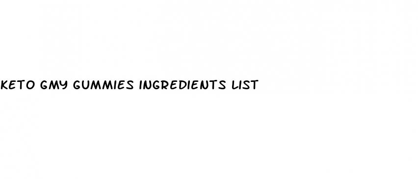 keto gmy gummies ingredients list