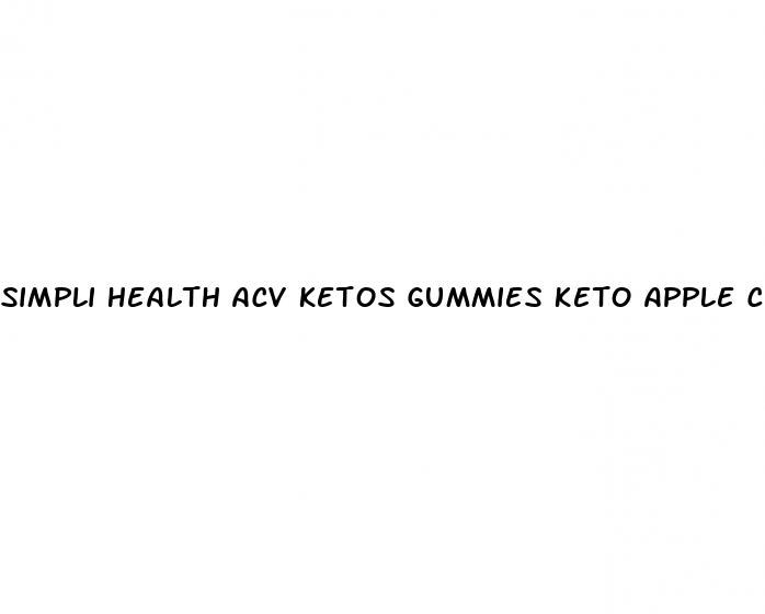 simpli health acv ketos gummies keto apple cider vinegar 1050mg