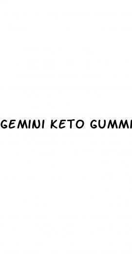 gemini keto gummies for weight loss