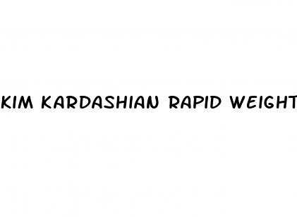 kim kardashian rapid weight loss diet