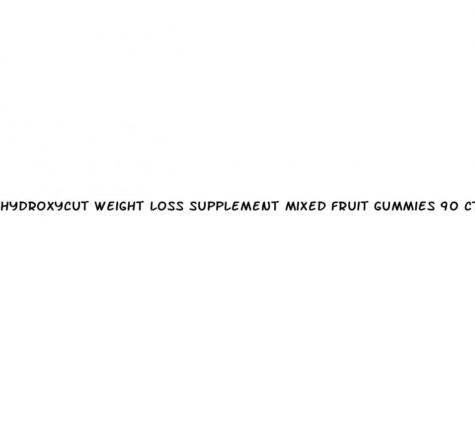 hydroxycut weight loss supplement mixed fruit gummies 90 ct