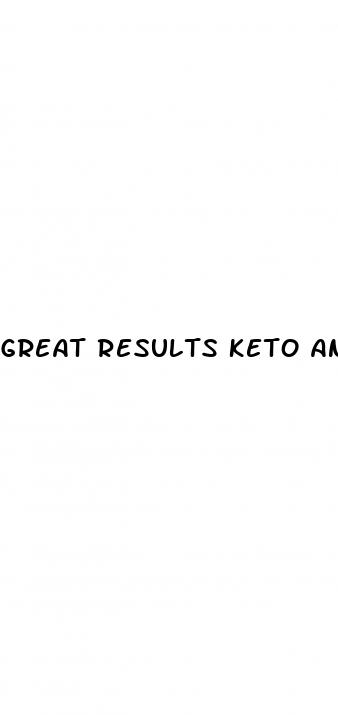 great results keto and acv gummies