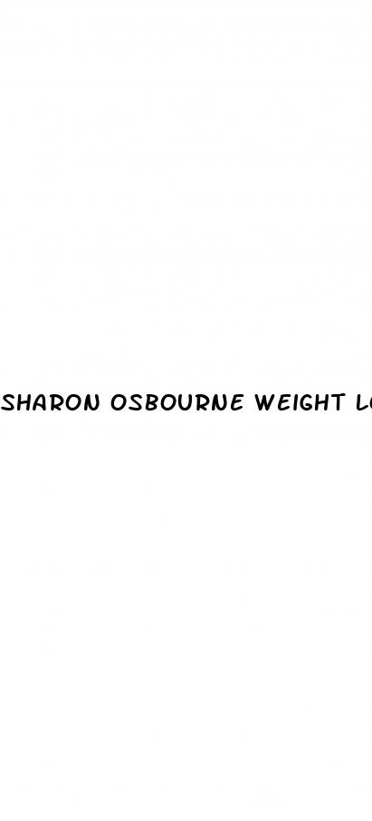 sharon osbourne weight loss 2024